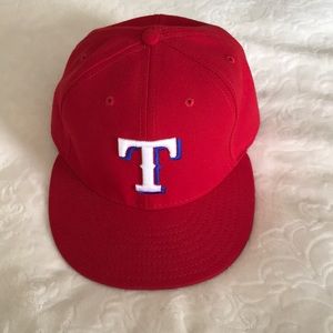 Fitted Texas Rangers hat